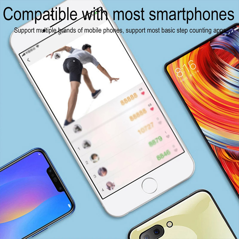 Mesa Andando Swing Shaker para iPhone Xiaomi, Suporte do telefone, Pedômetro, Passo Agitando, Wiggler Counter