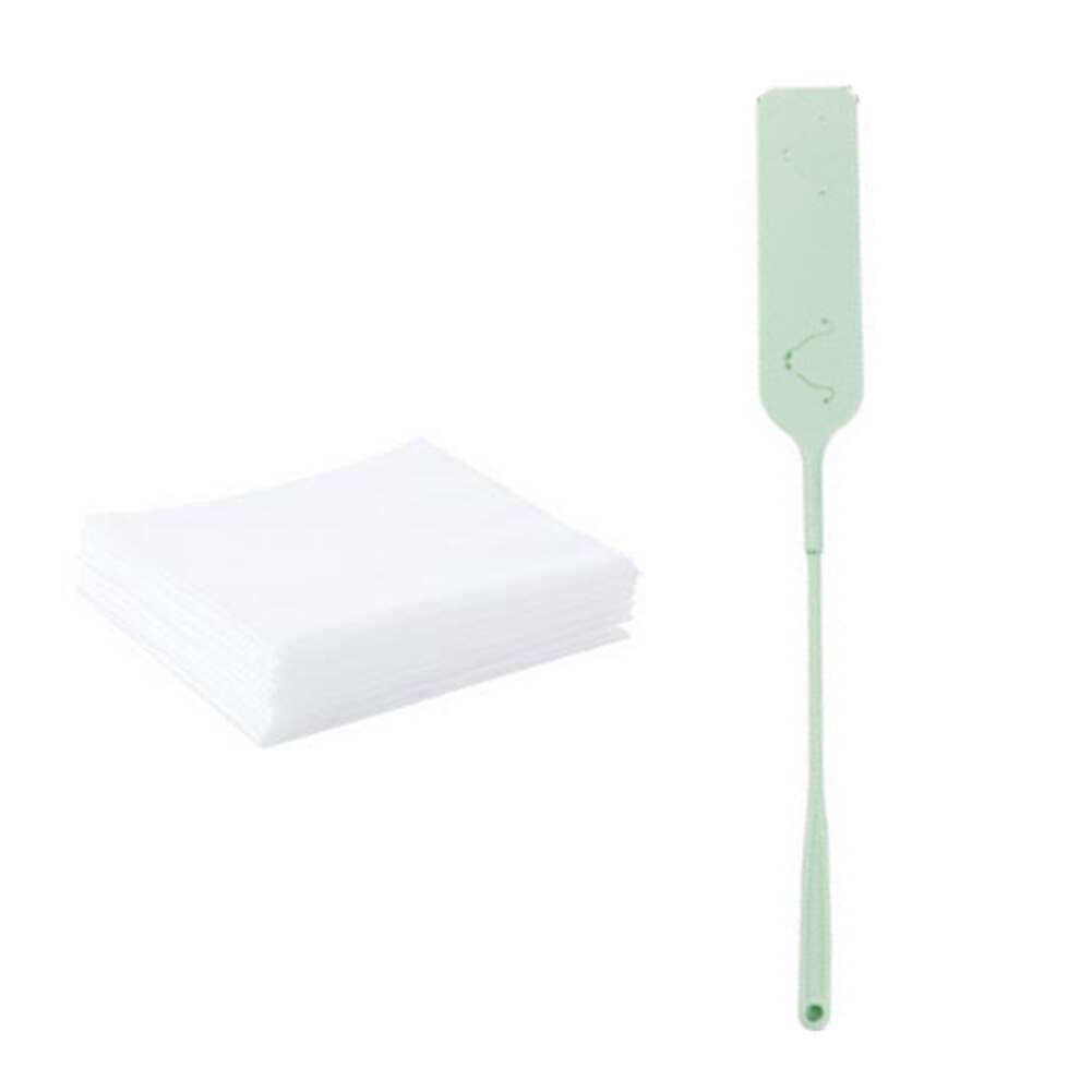 Cepillo para polvo antiácaros electrostáticos para el hogar, removedor de pelo de sofá de esquina larga, antipolvo, limpieza de baño, suministros de Bar: green