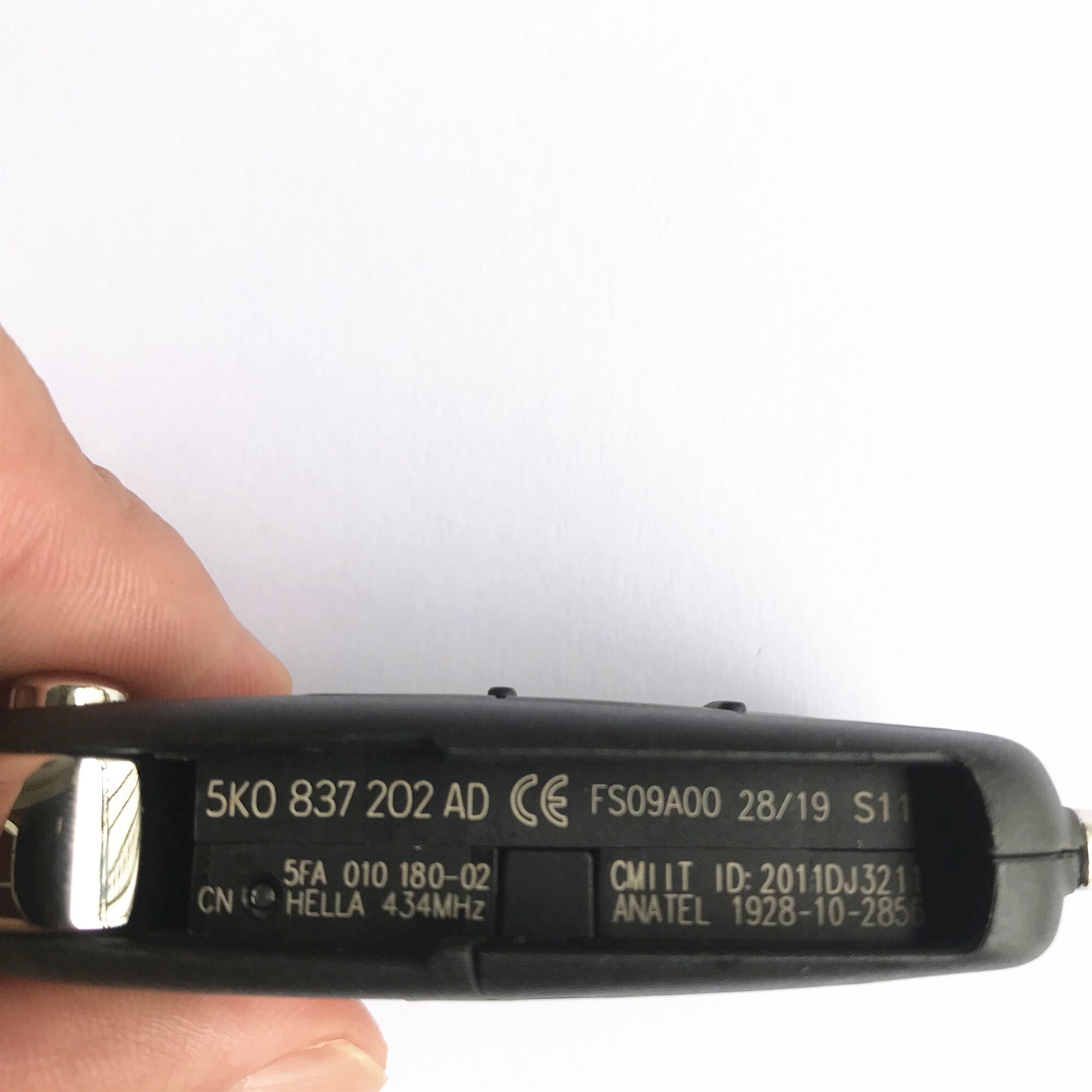 Original 3 Buttons 434 MHz Remote Key For VW Golf Jetta - 5K0 837 202 AD with 48 Chip