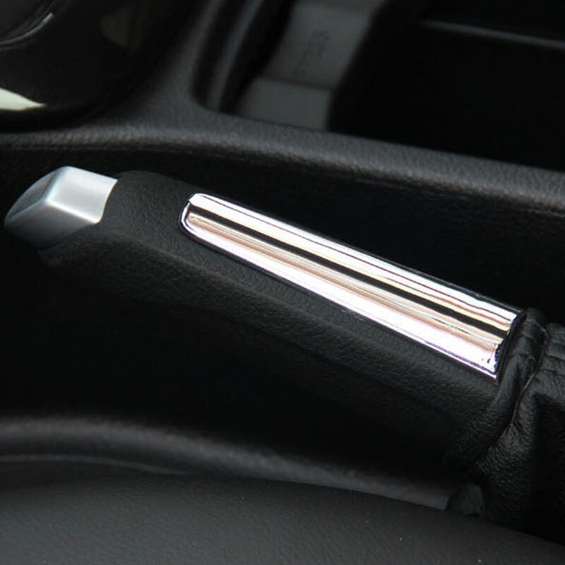AX Chrome Hand Brake Handbrake Handle Cover Trim Sticker Garnish Decoration For Ford Focus 2 3 -