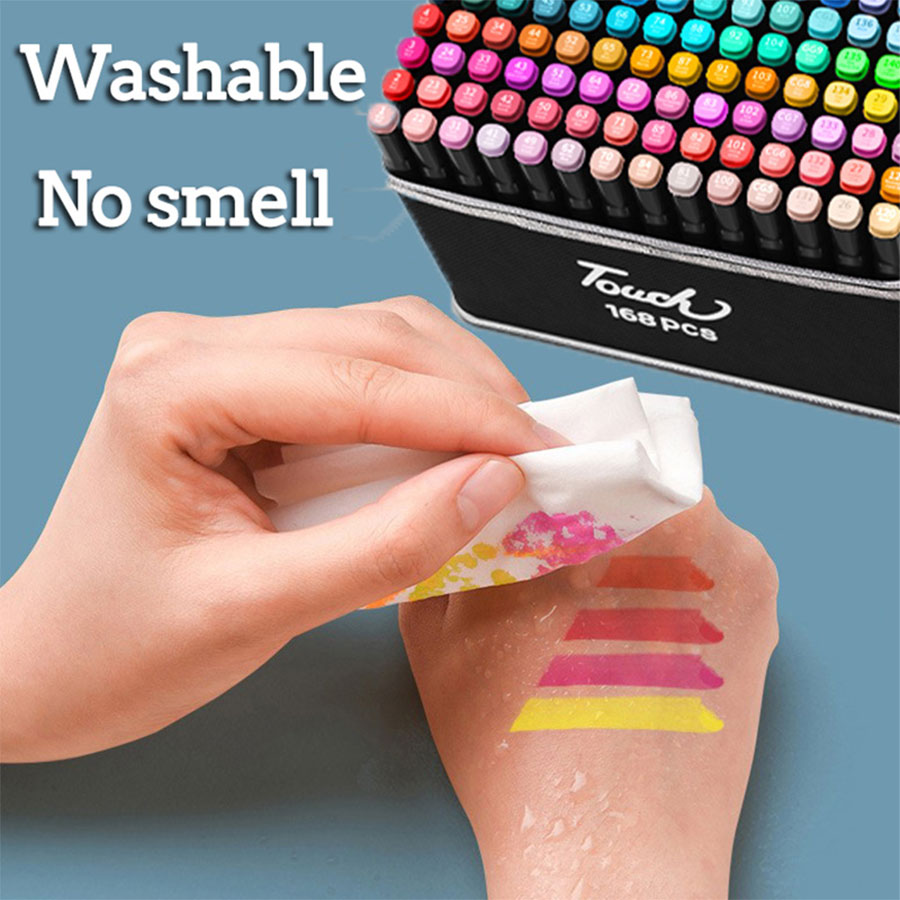 12-262 Colores Pennarelli a doppia punta Pennelli impostato Pittura Evidenziatore Materiale scolastico per cancelleria per artisti