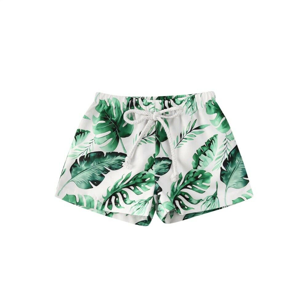 0-4T Peuter Strand Korte Bodems Slipje Baby Boy Meisje Kinderen Broek Drastring Shorts Bottoms Zwemmen Slipje Strand: Groen / 1 to 2 Years
