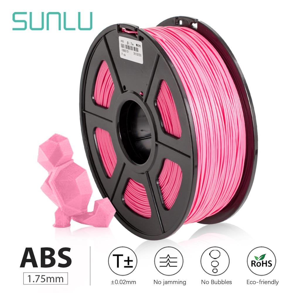 Abs filament 1kg 1.75mm plastic extrusie machine lijn magnetisch filament voor 3d printer abs filament extruder gratis verzending: Roze