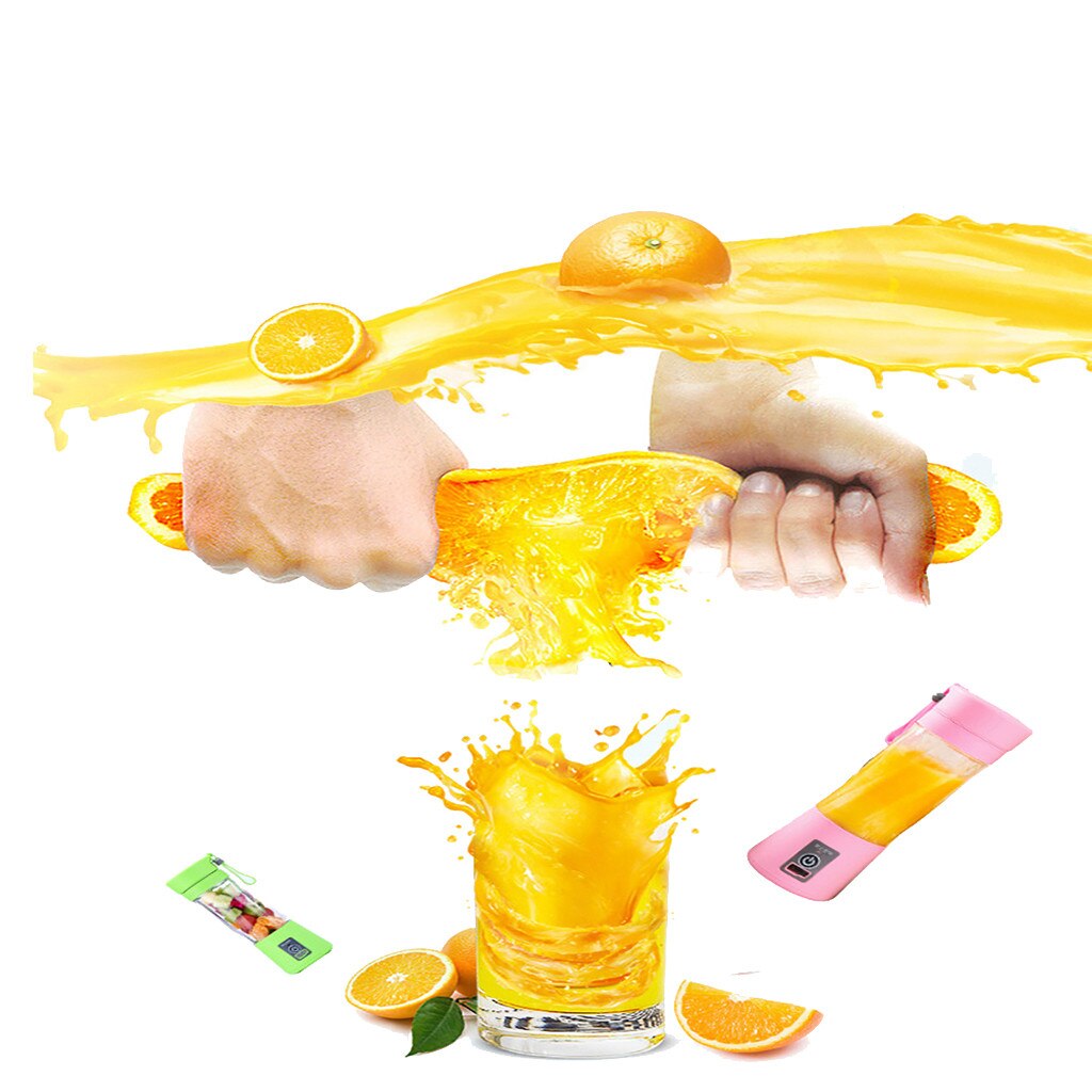 400ml bærbare elektriske juicer blender usb mini frukt blandere juicer frukt ekstraherer mat milkshake multifunksjon maker maskin