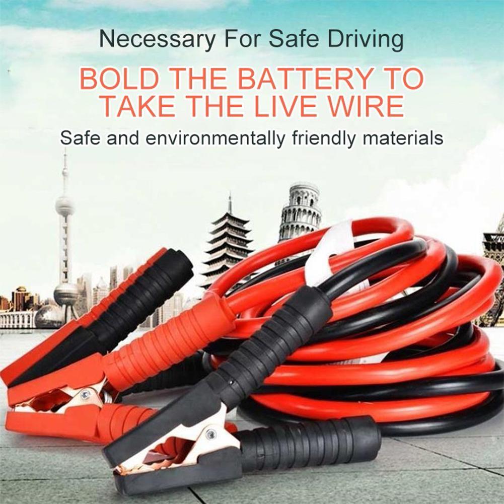 4M 2000 AMP Emergency Power Start Cable Booster Jumper Cable Heavy Duty Car Battery Jumper Booster Line Coppe