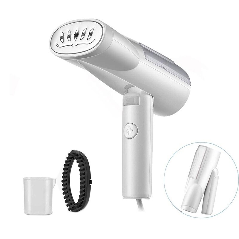 Foldable Garment Steamer Clothes Steamer,Handheld Travel Fabric Wrinkle Remover 30S Fast Heat-Up, Auto-Off-US Plug: Default Title