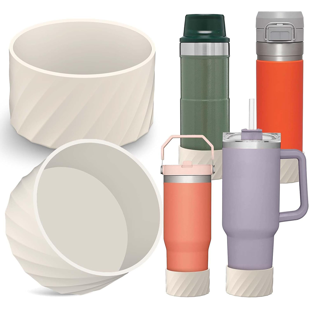 Funda protectora de silicona para botella de agua, accesorio para taza de vaso, para Stanley 40 oz, jencher & IceFlow 20oz, 30oz