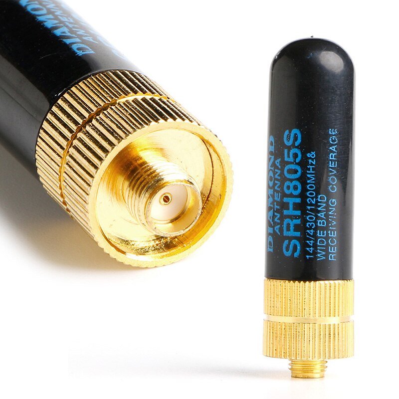 1pc 5cm SMA Vrouwelijke DIAMANTEN SRH805S SMA-F Vrouwelijke Dual Band Antenne Baofeng GT-3 UV-5R BF-888s Radio