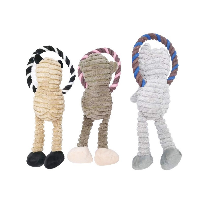 Juguetes de peluche para perros, juguete de animales chirriantes para mascotas, resistente a mordeduras, juguete para masticar dientes limpios, suministros para mascotas, juguetes interactivos, mono Elepant de León