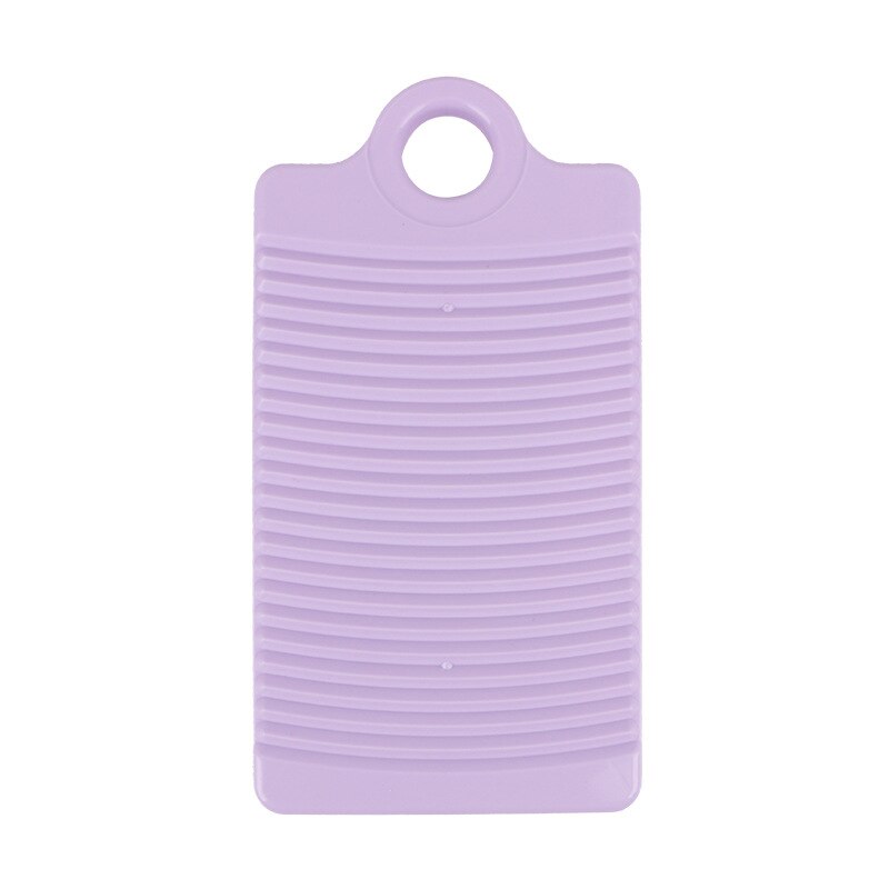 Hangable square washboard with card slots washboard washing board: Purple