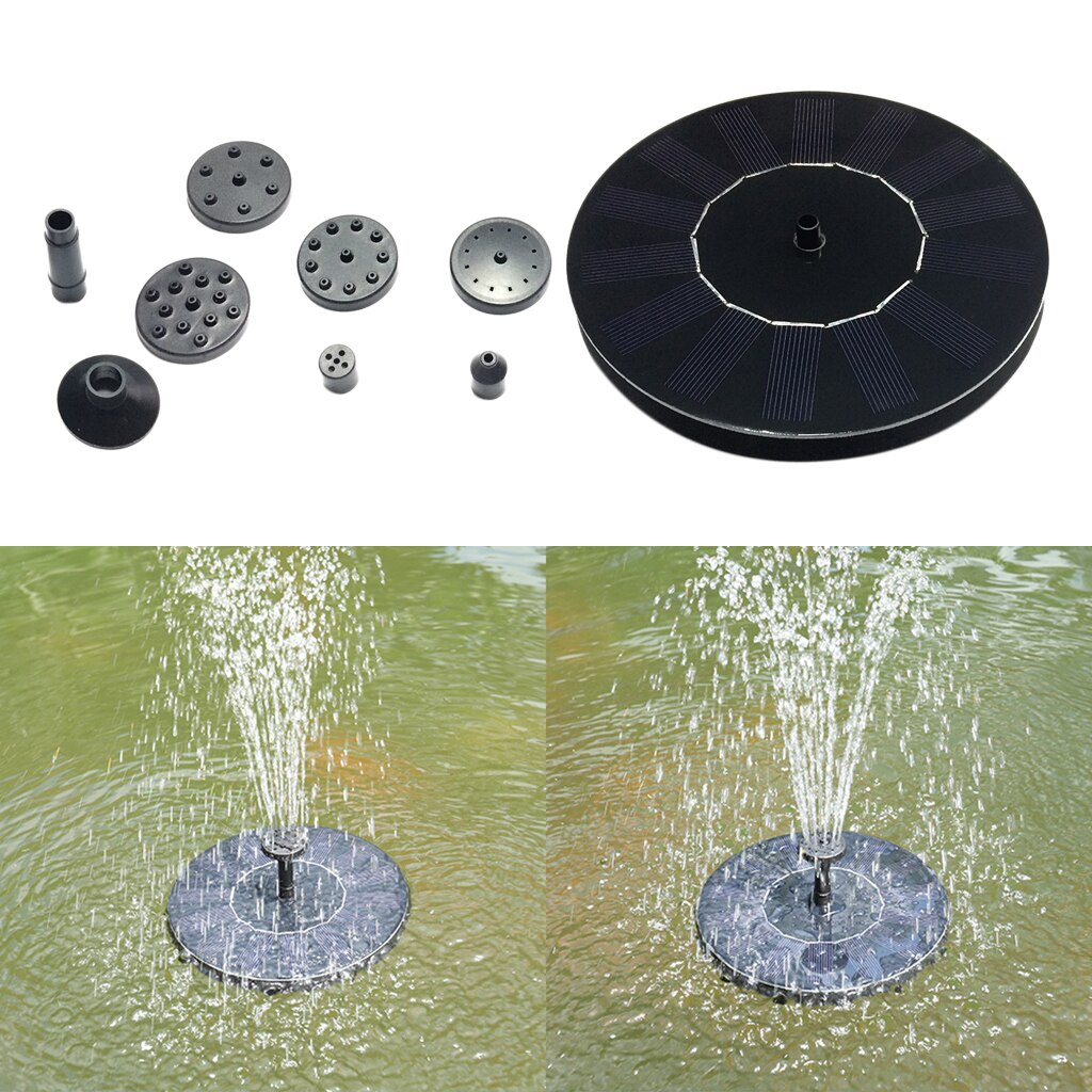 Rain Bird 3500 Fontana Galleggiante Solare Per Laghetto O Giardino - Pompa Acqua Per Uccelli, Bagno Esterno, Colore Nero Pompa Acqua Solare Galleggiante - Foto 7