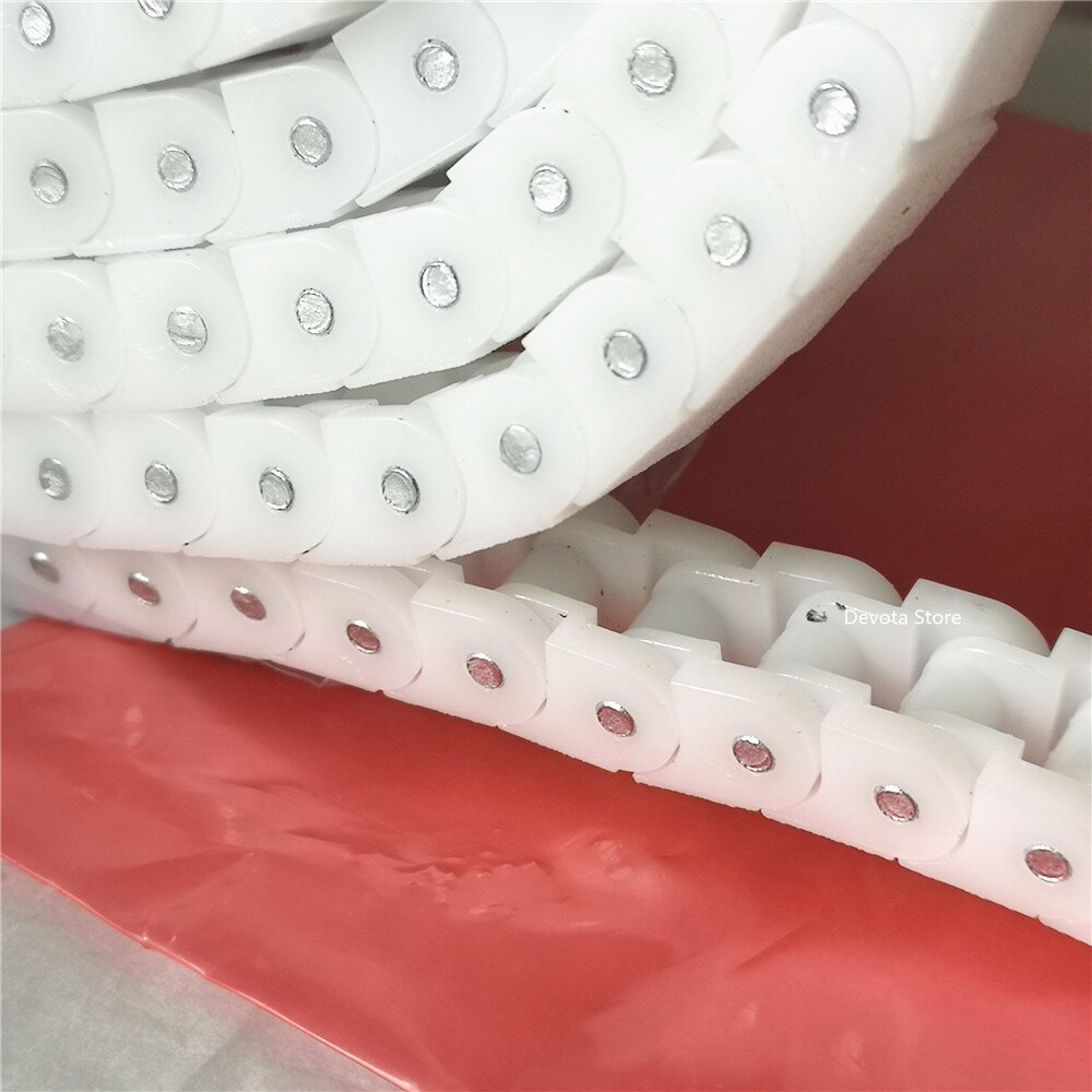 3M Wearproof Conveyor chain 40P RS40P Engineering POM plastic chain: White