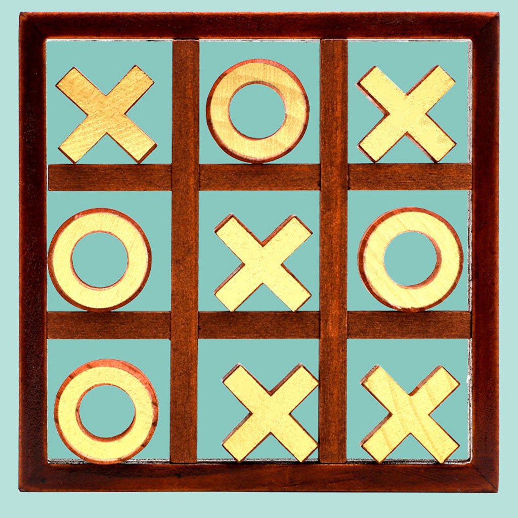 Reise Holz Tick-Tac-Schieben Mich XO Intelligente Bord Spiel XO Schach Eltern-Art für Familie Puzzle Spiel Pädagogisches Spielzeug