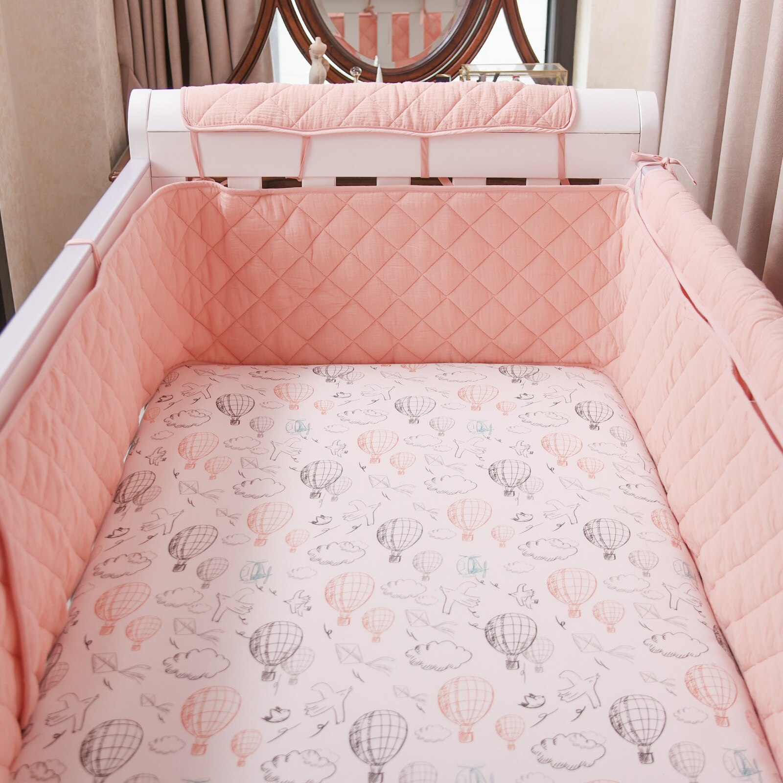Coussin de protection de lit pour enfants, petit sac doux, doux, doux, doux, doux pour la peau: lotus root starch