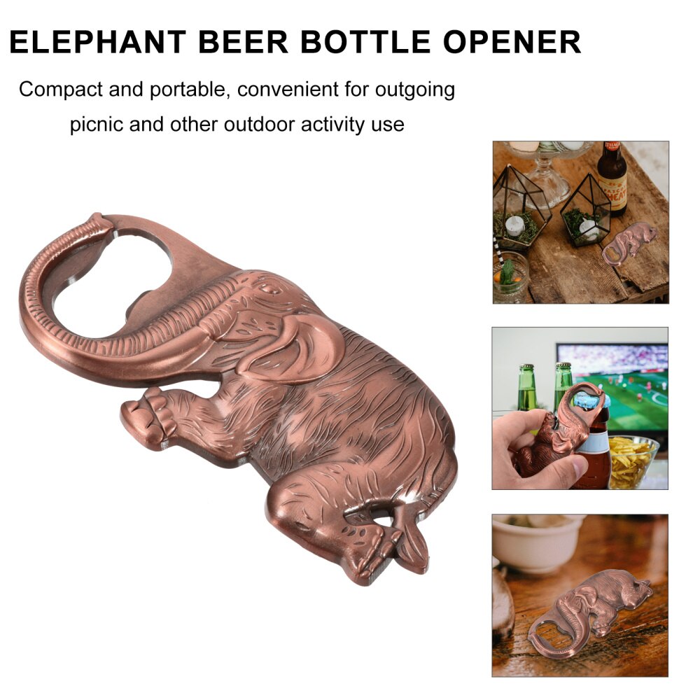 Elefant öl flasköppnare födelsedag brud baby shower souvenirer flasköppnare