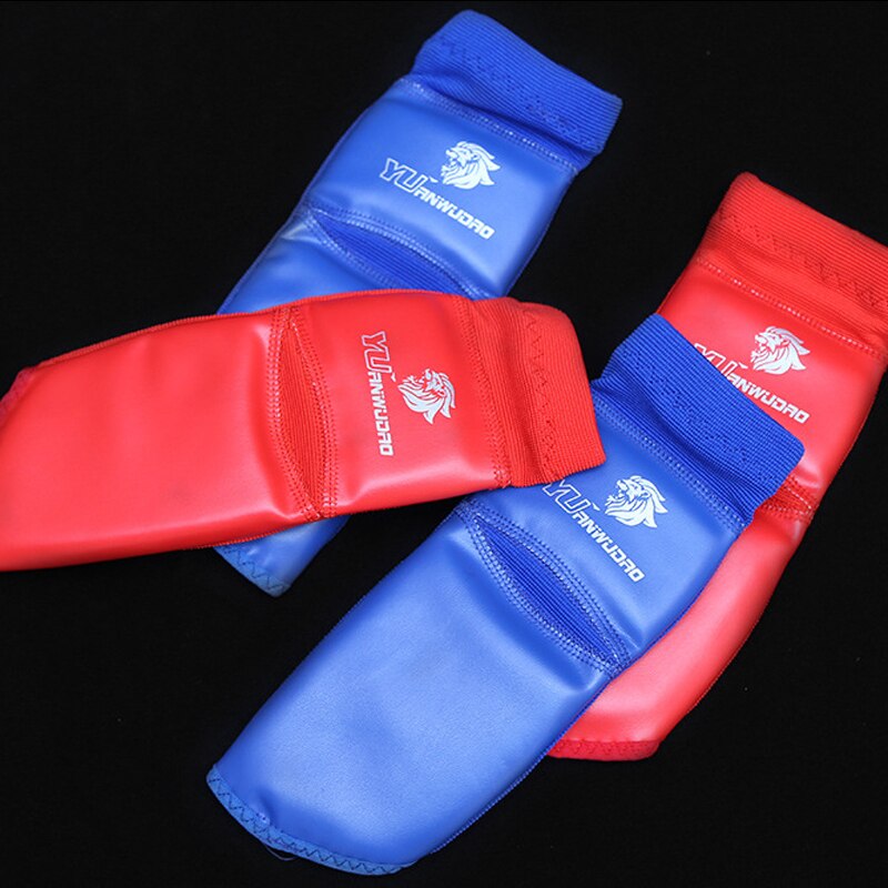 A pie de Taekwondo guardia Karate equipo tobillo soporte Pad calcetines boxeo Protector Sparring de formación de adultos chico traje