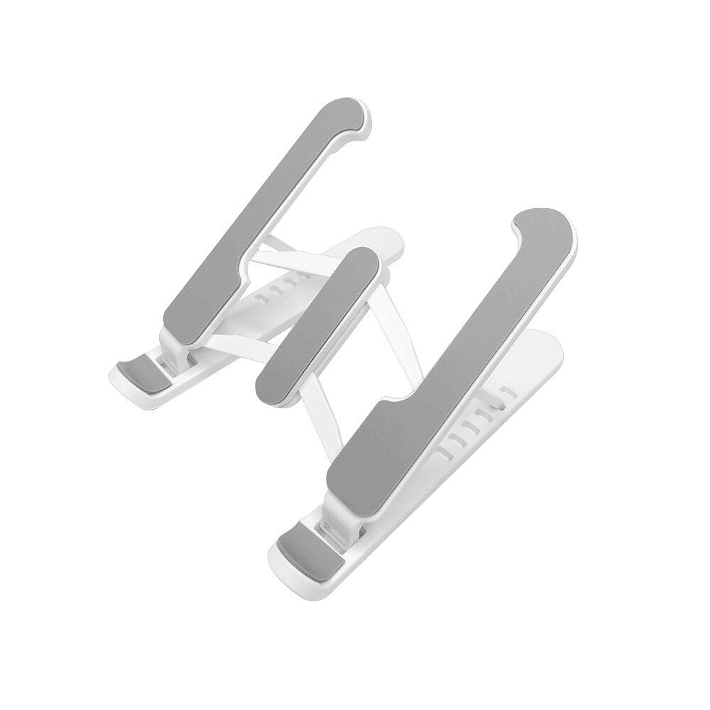 Adjustable Multi-angle Tablet Phone Stand Portable & Foldable Tablet Riser Universal Desk Stand for Mobile Devices: White