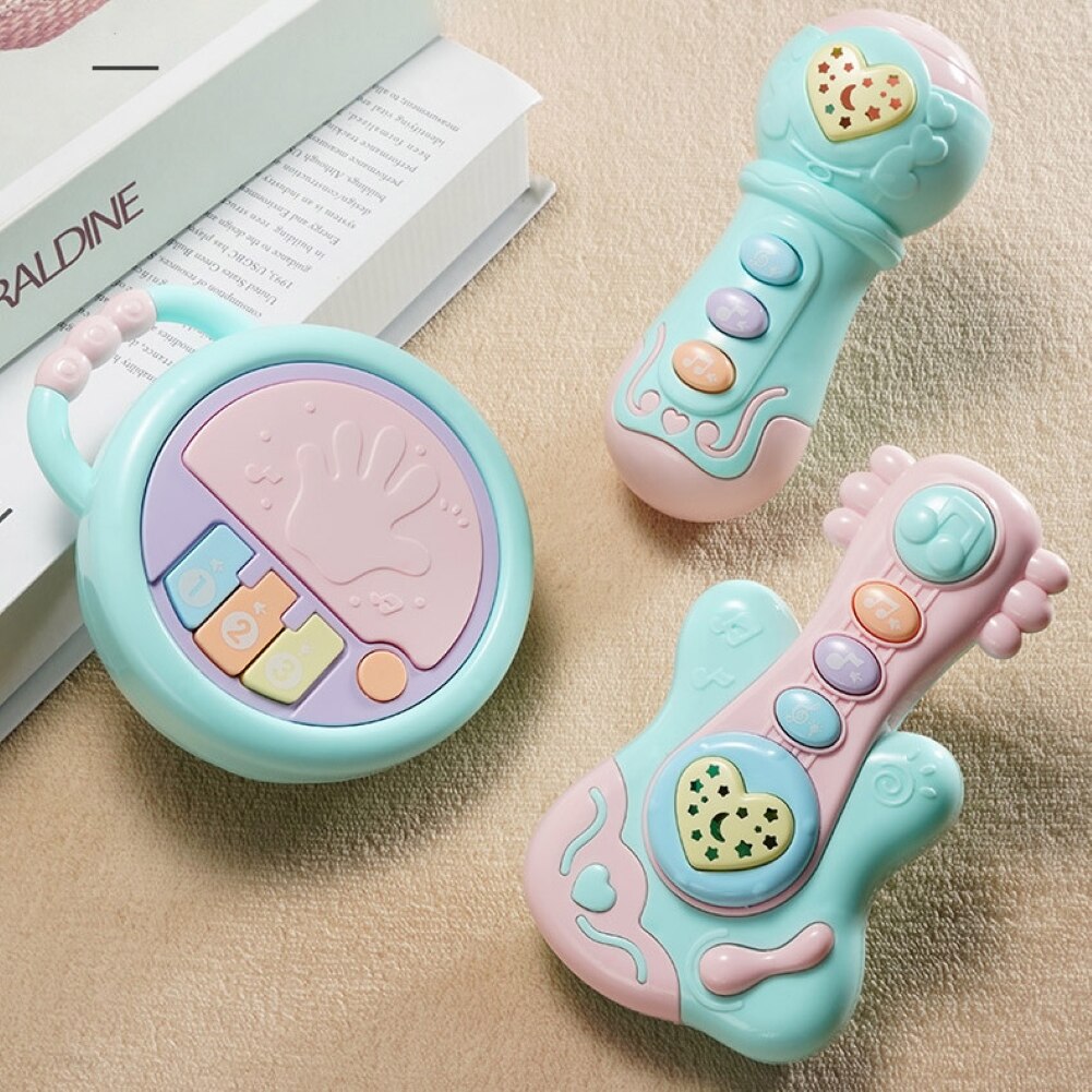 Sonajero manual para niños de 0 a 12 meses con música china
