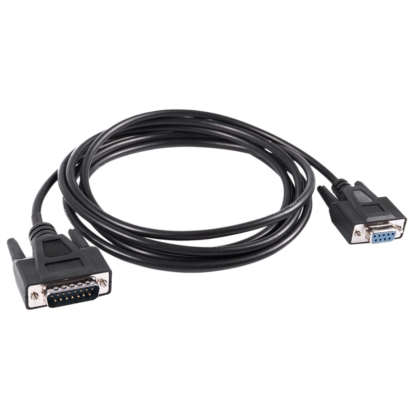 2.4M IC690ACC901 RS232/RS422 Adapter PLC Programming Cable for GE 90-30 Black