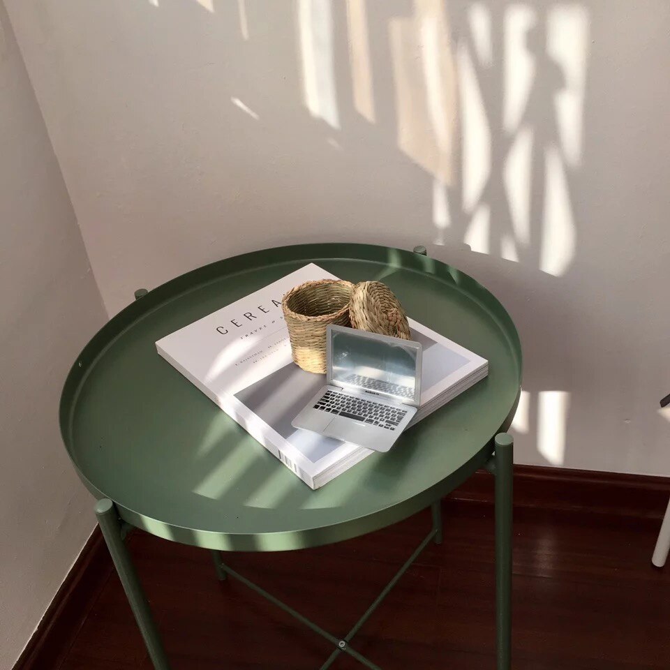 Espejo portátil para decoración del hogar, Mini Espejos de maquillaje con forma de ordenador, plegable, para cosméticos, Notebook