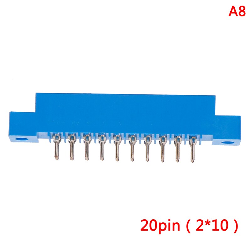 Vendita calda 1PC serie 805 3.96mm passo PCB Slot scheda di saldatura connettori bordo 8-72 Pin 16 stili: A8