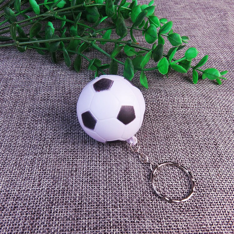 Sports Basketball Model Ball Toys PU Soft Basketball Small Football Rugby Baseball Love Keychain Pendant: Yellow