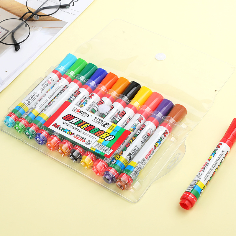 12 farben weiß Gremium Marker stift freundlicher zeichnung Marker bunte büro stift flüssigkeit kreide löschbaren glas keramik Marker erasble