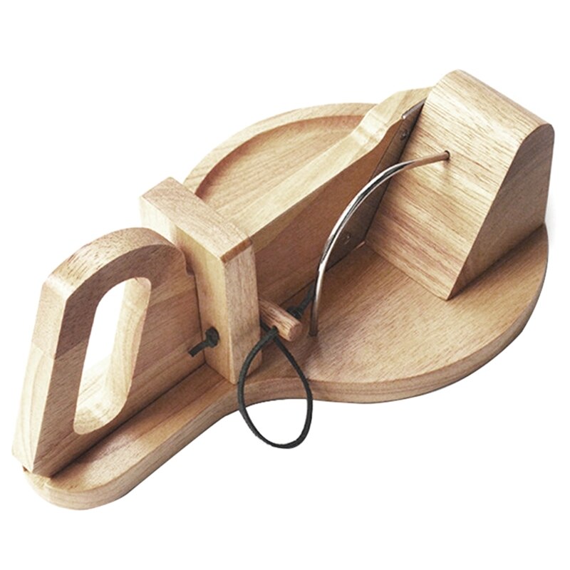 Coupe-saucisse rustique en bois et lame en inox pour trancher et hacher les arômes, plus de viandes séchées