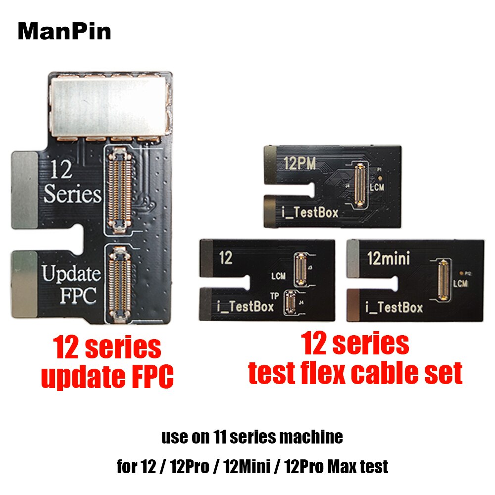 Flex Cable For iPhone 12 Pro MAX Mini 11 XS X 8 7 6S Plus DL S200 LCD Screen Tester Ambient Light Sensor True Tone 3D Touch: 12pro for 11 machine