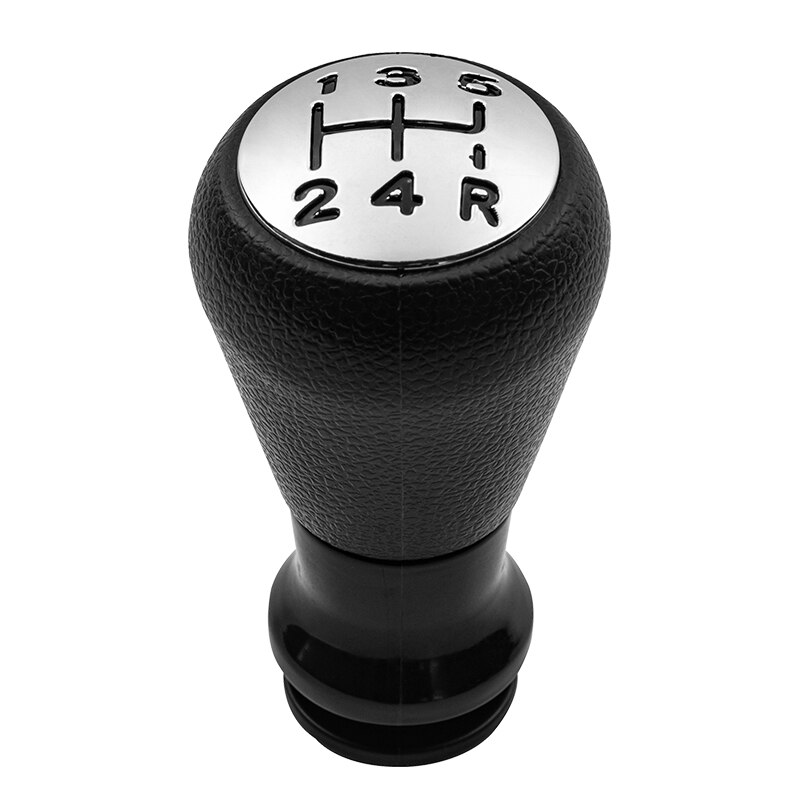 5 Gang Schaltknauf Ärmel Adapter Hebel für Peugeot 106 206 306 406 207 307 407 / Citroen c4 Auto Styling Zubehör: Chrom Ausrüstung Knopf
