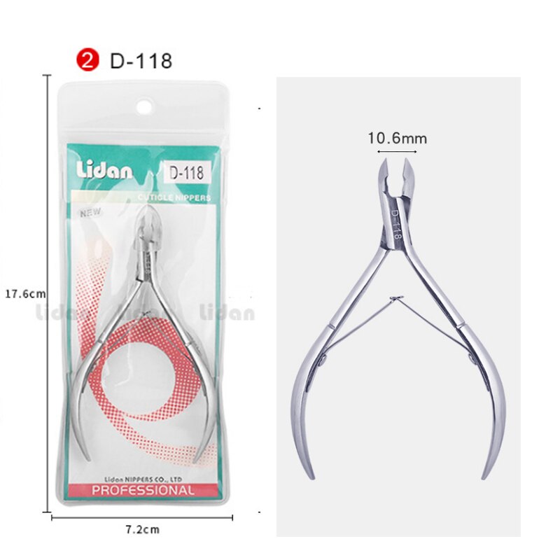 1Pc Silver Stainless Steel Cuticle Nippers /Dead Skin Manicure ScissorsCuticle Nippers Scissor Cutter/Manicure Pedicure Nail Art: D-118