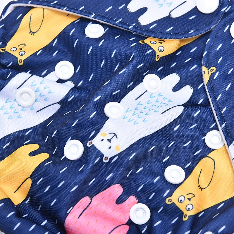 Reusable Baby Diapers Cloth Diaper Inserts 1 Piece 3 Layer Insert 100% Cotton Washable Baby Care Eco-Friendly Diaper