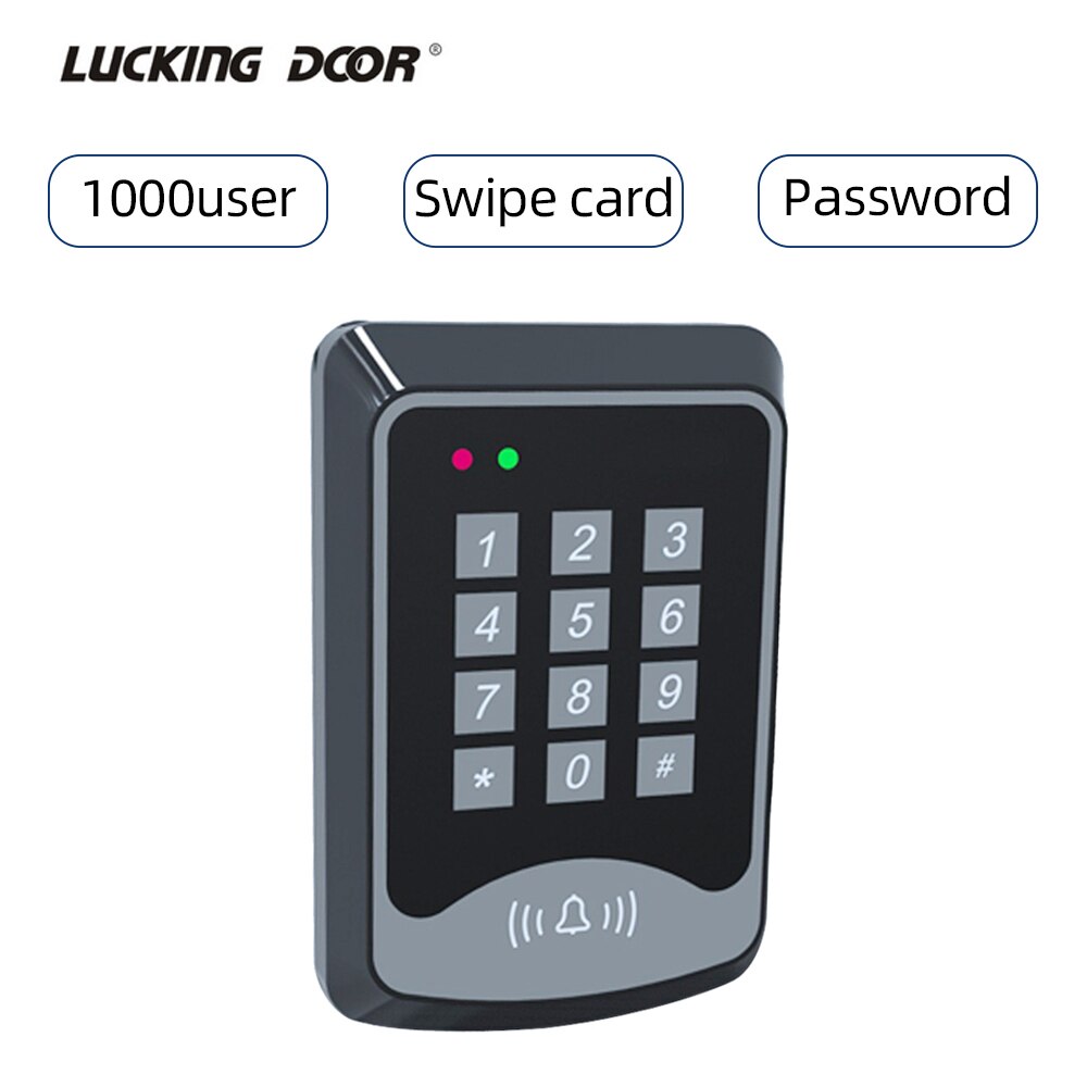 RFID Access Control System Device Machine 125Khz RFID Security Proximity Entry Door Lock 1000 user
