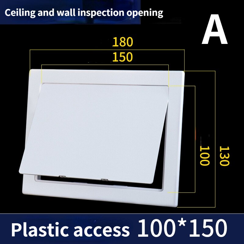 Plastic Access Panel for Multi-size Reinforced Plumbing Wall Access Doors Plastic access: A