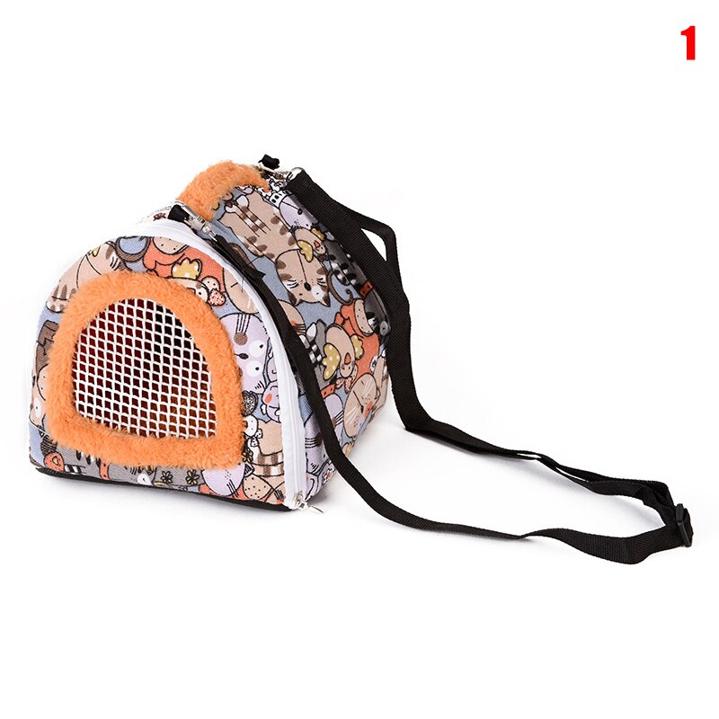 Kolorowe kreskówka zwierzę domowe noszenie plecak podróżny płótno pluszowy plecak dla chomika świnka morska jeż wiewiórka TP899: 1