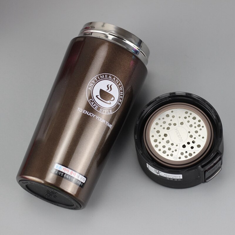 Premium Reizen Koffie Mok Rvs Thermos Tumbler Kopjes Thermoskan Thermo Water Fles Thee Mok Thermocup