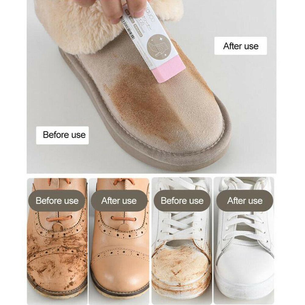 Goma de borrar de ante y piel de oveja, cuidado de cuero mate, cuidado de la tela, limpiador de zapatos, cuero