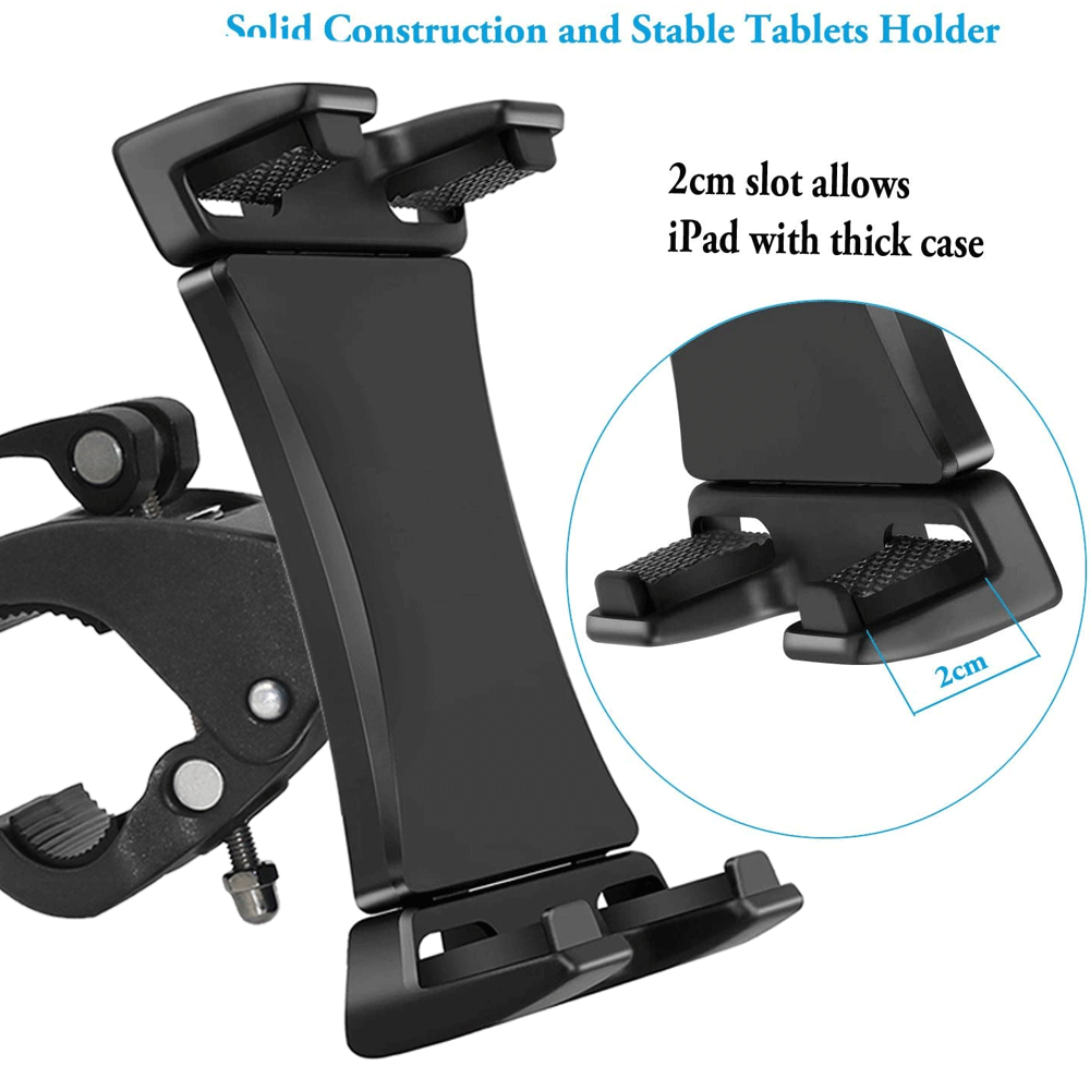 Beugel Gym Loopband Fiets Stuur Clip Stand Sport Verstelbare Tablet Houder Universele 4-13 Inch Voor Ipad 9.7 10.5