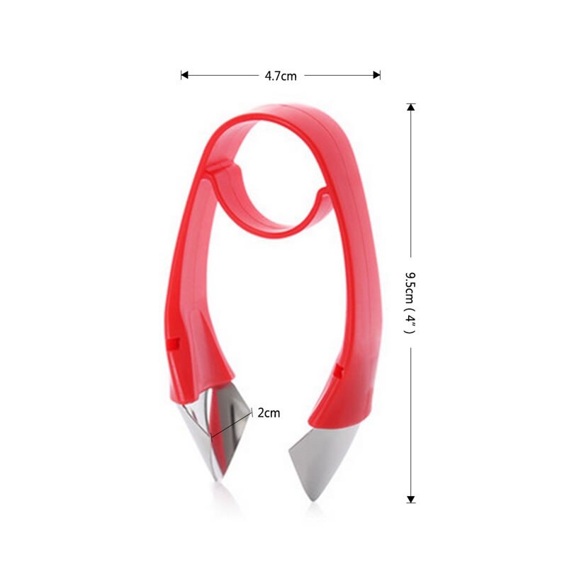 QueenTime ananas Levatorsolo e scavini di Patate occhio dispositivo di rimozione Fragole, detorsolatore Stelo Estrattore Frutta Gambo Strumenti per La Rimozione di gadget Da Cucina