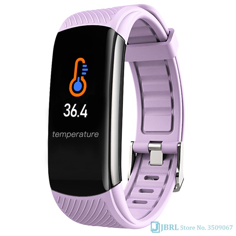 Temperaturklokke barn barneklokker for jenter gutter armbåndsur barn studenter bluetooth klokke elektronisk digital armbåndsur: Lilla