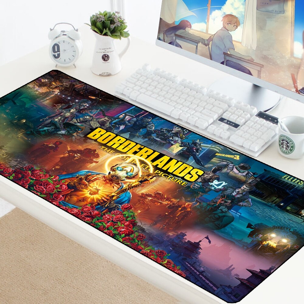 Borderlands Mouse Pad Grote Gaming Mousepad Computer Spelen Pad Game Desktop Pc Muismat Groot Bureau Mat Kantoor Xl Gaming padmouse