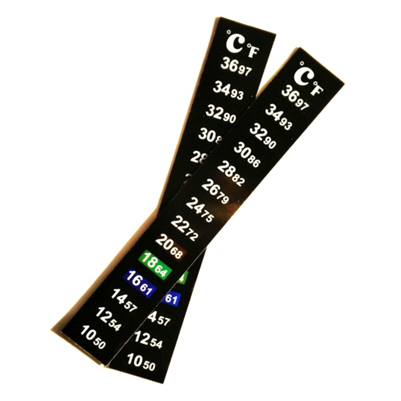 Stok Op Thermometer Strips Verticale Stickers Digitale Display Voor Het Vergisten