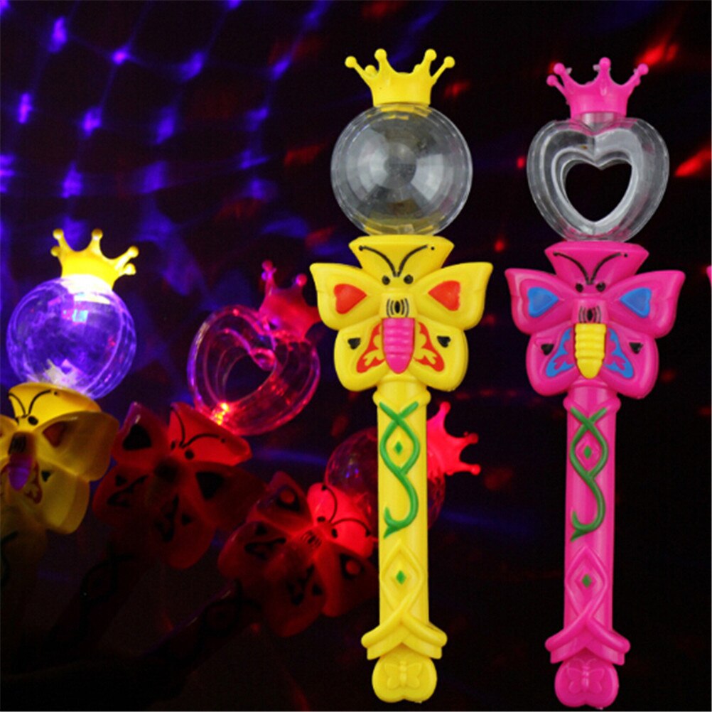 1pc Flashing Glowing Light Up Wands Luminous Toys random Magic Lighting Stick Toys For Halloween christmas Decor