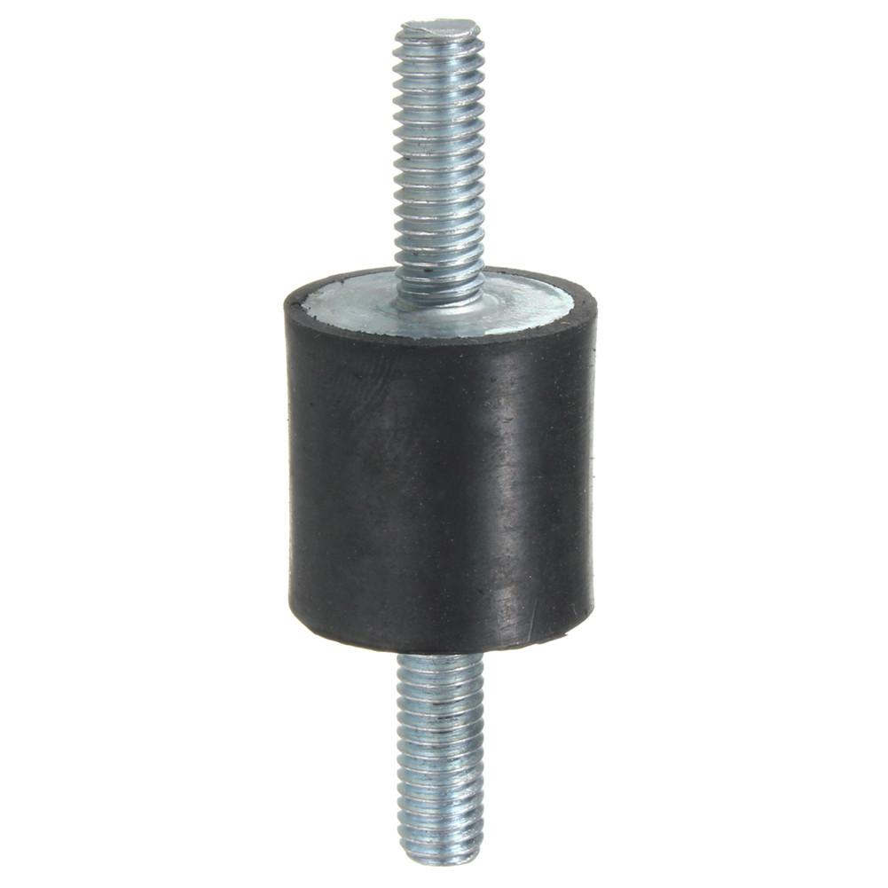 Biltillbehör universella gummi- och stålfästen 4 st 20mm dia  x 20mm lång hane  m6 generator anti vibrationsavgas