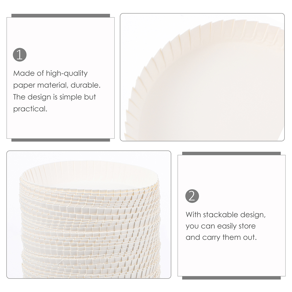 100 Stuks Wegwerp Cup Covers Fijn Papier Draagbare Cup Deksels Papier Mok Cover Papier Cup Deksels