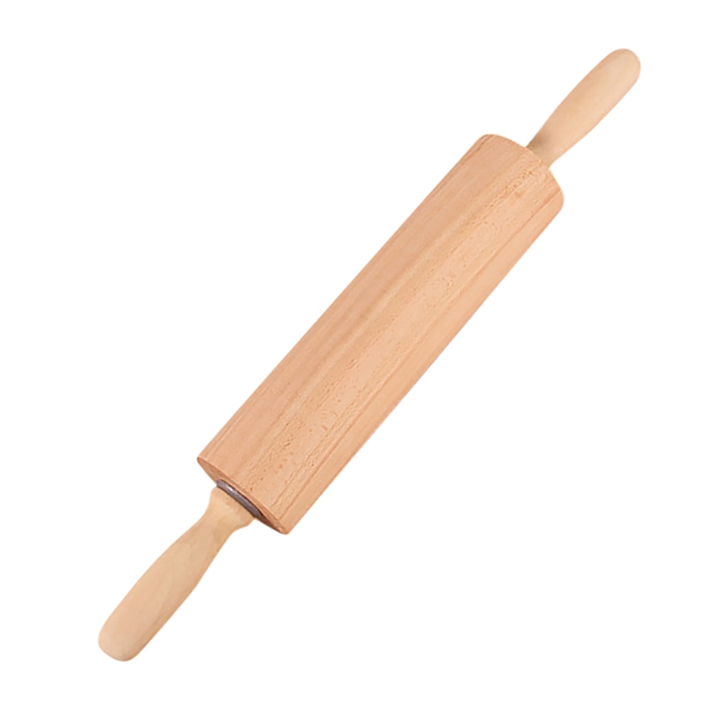 Holz Nicht-Stick Rollen Teig Pastry Pizza Werkzeuge Pasta Cracker Breite Nudeln Backen Backen Rösten Rolling Pin Kleine Gadget: Medium