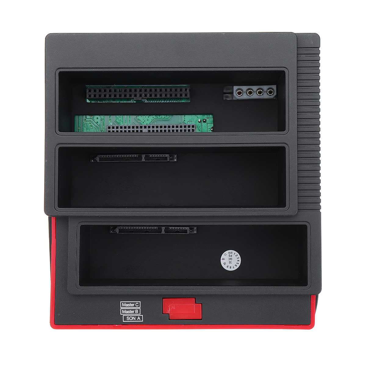 2,5 "3,5" USB 3,0 2 puertos SATA 1 puerto IDE disco duro externo Disco Duro lector de tarjetas USB3.0 Hub HDD carcasa