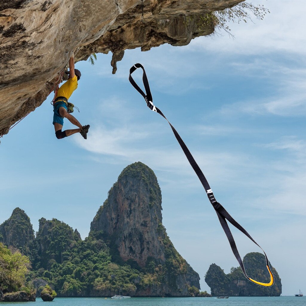 Adjustable Webbing Foot Loop Climbing Polyester Foot Loop Ascender Belt Device Band Rock Climbing Equipment#15