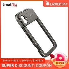 Jaula móvil SmallRig Pro para iPhone 11, protector de bolsillo con soportes para zapatos fríos, kit de tiro Vlog-2774