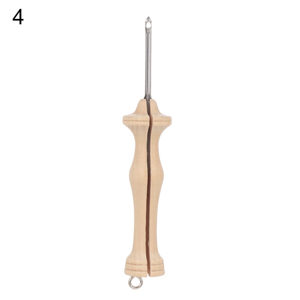 1Pc Adjustable Punch Needle Weaving Stitching Kit Rug Yarn Needle Embroidery Pen Felting Rug Hooking Threader Needles Plastic: A1-3.5mm